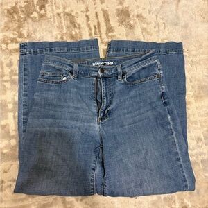Lands' End Women's Classic Blue Straight Leg Jeans